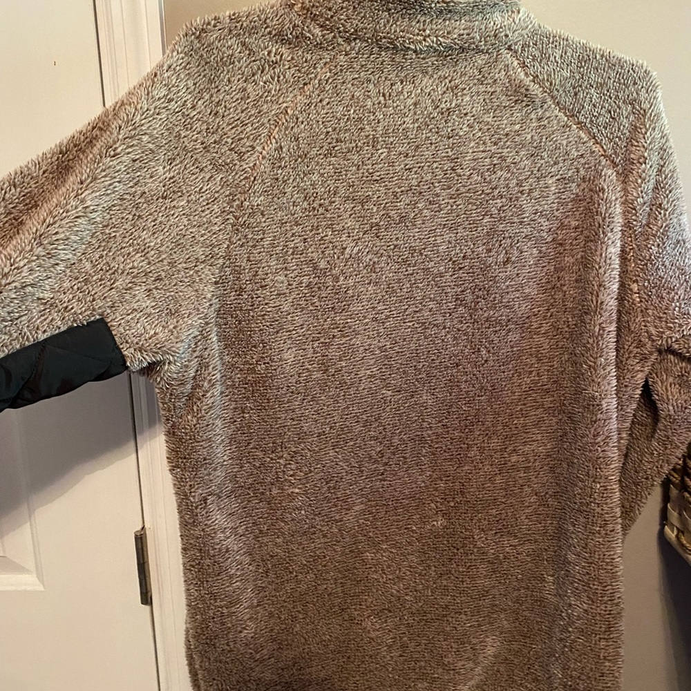 Fuzzy Warm Pullover With Side Snap Closure - image 2